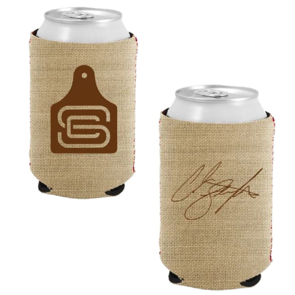 Burlap Coozie