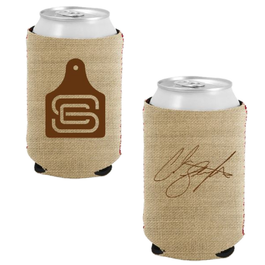 Burlap Coozie